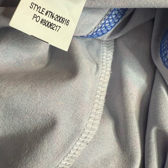 Title Nine Nimblene Blue/Purple Pink Geometric Print Racerback Dress W1011 Sz 6 - Picture 9 of 9